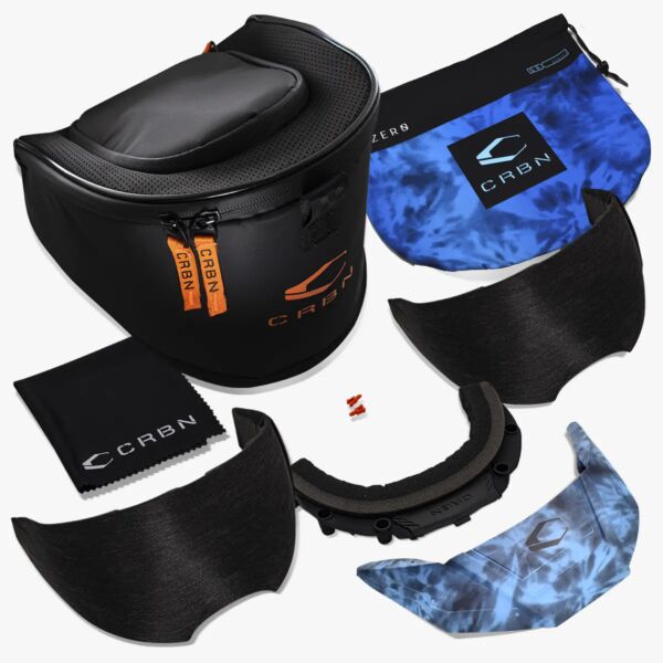 CRBN Zero GRX Tie-Dye Lagoon Paintball Mask - Less Coverage