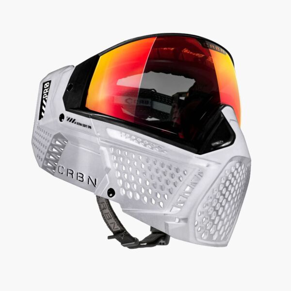 CRBN Zero Pro Clear Paintball Mask - Less Coverage