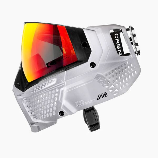 CRBN Zero Pro Clear Paintball Mask - Less Coverage