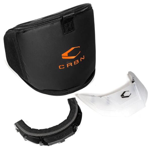 CRBN Zero Pro Clear Paintball Mask - Less Coverage