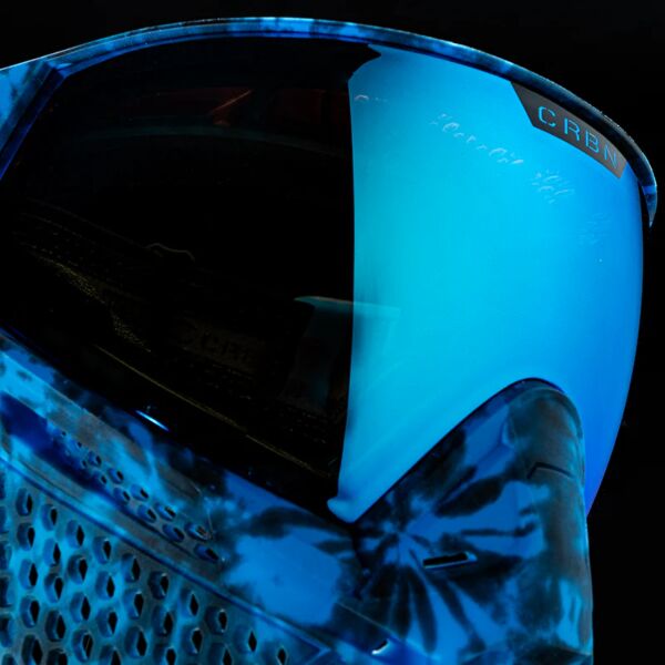 CRBN Zero GRX Tie-Dye Lagoon Paintball Mask - Less Coverage